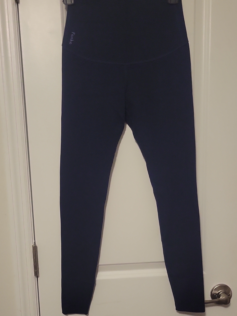 Women's Compression High-Rise Navy Jeggings by Fanka - Sleek Stretch Fit